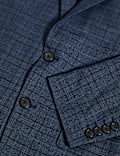 Slim Fit Check Suit Jacket