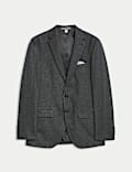Slim Fit Puppytooth Suit Jacket