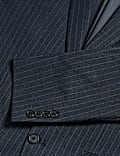 Regular Fit Pinstripe Stretch Suit Jacket