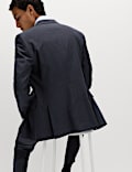 Regular Fit Pinstripe Stretch Suit Jacket