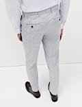 Prince of Wales Check Stretch Suit Trousers
