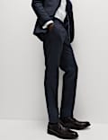 Spodnie w kratę o kroju skinny fit