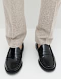 Tailored Fit Cotton Linen Striped Suit Trousers