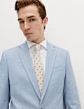 Slim Fit Textured Stretch Suit Jacket