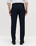 Auf Figur geschnittene Flatfront-Hose mit Stretchanteil