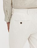 Slim Fit Pinstripe Suit Trousers