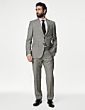 Regular Fit Pure Wool Check Suit Jacket