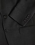 Slim Fit Pure Wool Textured Suit Jacket