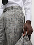 Slim Fit Wool Rich Check Suit Trousers
