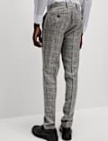 Slim Fit Wool Rich Check Suit Trousers