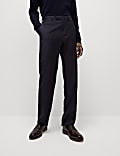 Regular Fit Pure Wool Suit Trousers