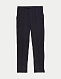 Regular Fit Pure Wool Suit Trousers