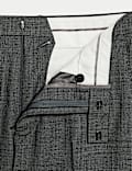 Slim Fit Pure Wool Suit Trousers