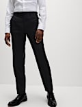 Regular Fit Pure Wool Suit Trousers
