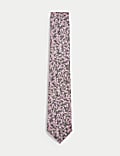 Slim Printed Floral Tie & Pocket Square Set