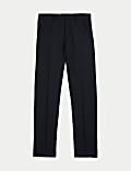 Tailored Fit Pure Wool Herringbone Trousers