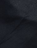 Pantalon de costume coupe ajustée en lin et soie mélangés