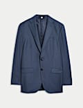 Veste style peau de requin coupe ajustée en laine italienne
