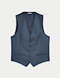 Gilet de costume 100 % laine d’origine italienne à motif peau de requin