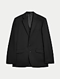 Τζάκετ twill από 100% μαλλί με προσαρμοσμένη εφαρμογή