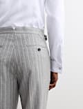 Wool Rich Chalk Stripe Suit Trousers