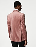 Slim Fit Velvet Jacket