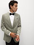 Tailored Fit Velvet Blazer