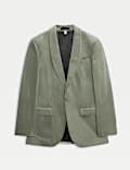 Tailored Fit Velvet Blazer