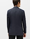 Blazer de fiesta con estampado de jacquard en zigzag