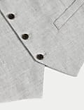 Italian Performance Linen Waistcoat