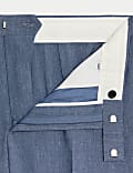 Tailored Fit Italian Performance Linen Suit Trousers