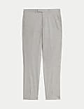 Tailored Fit Italian Performance Linen Suit Trousers
