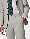 Tailored Fit Italian Linen Miracle™ Puppytooth Suit Trousers