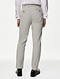 Tailored Fit Italian Linen Miracle™ Puppytooth Suit Trousers