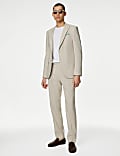 Tailored Fit Italian Linen Miracle™ Stripe Suit Jacket