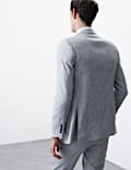 Tailored Fit Italian Performance Linen Blend Suit Jacket