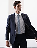 Tailored Fit Italian Performance Linen Blend Suit Jacket