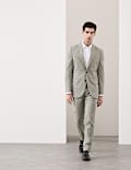 Tailored Fit Italian Performance Linen Blend Suit Jacket