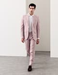 Tailored Fit Italian Performance Linen Blend Suit Jacket