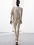 Tailored Fit Italian Performance Linen Blend Suit Jacket