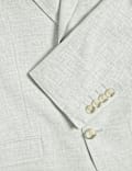 Tailored Fit Italian Performance Linen Blend Suit Jacket