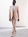Italian Performance Linen Blend Double Breasted Waistcoat