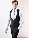 Italian Performance Linen Blend Double Breasted Waistcoat