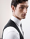 Italian Performance Linen Blend Double Breasted Waistcoat