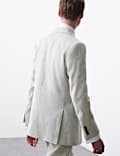 Tailored Fit Italian Performance Linen Blend Suit Jacket