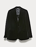 Pure Cotton Velvet Blazer