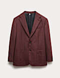 Tailored Fit Italian Wool Textured Blazer