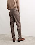 Italian Wool Flannel Puppytooth Trousers