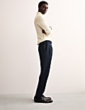 Tailored Wool Rich Trousers with Cashmere