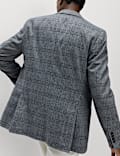 Tailored Fit Italian Wool Blend Check Blazer
